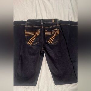 7 For All Mankind Navy Bootcut Jeans